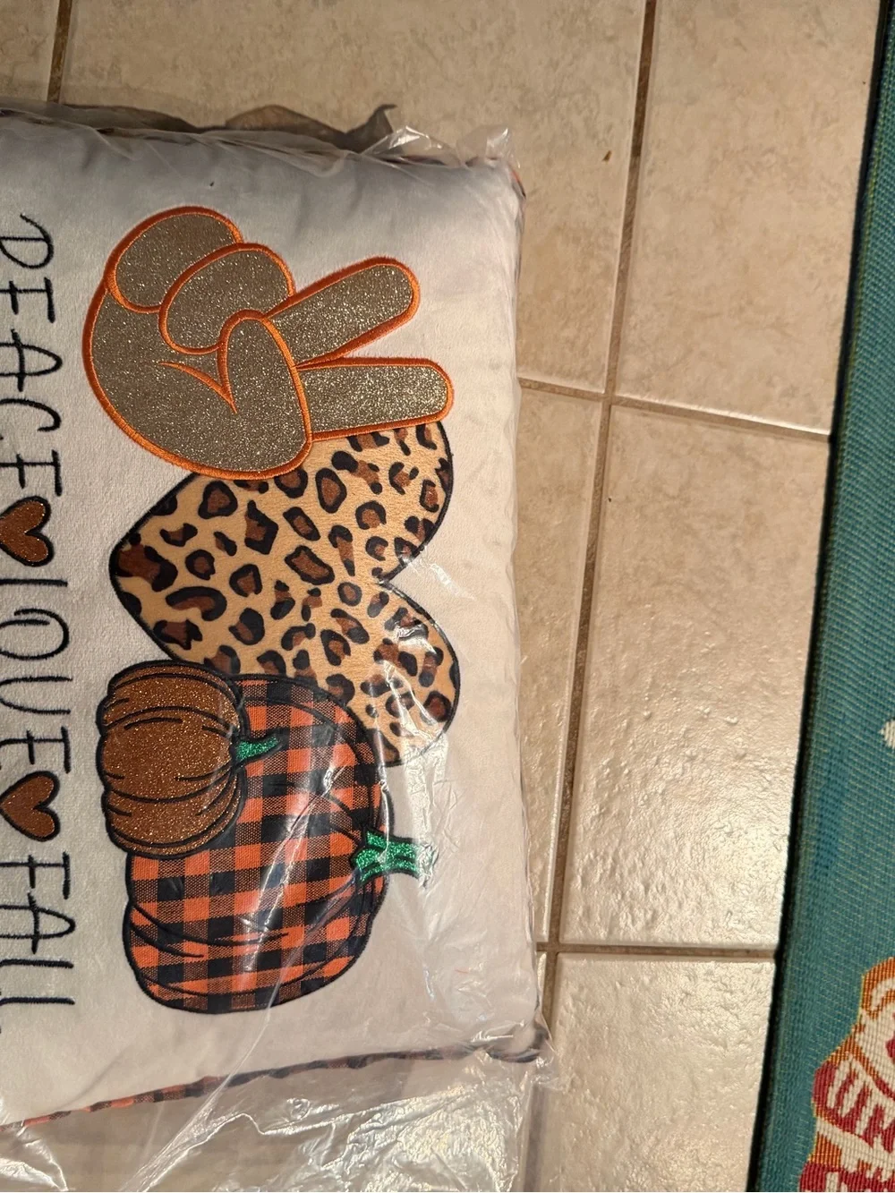 New Kohls Fun Fall Throw Pillow